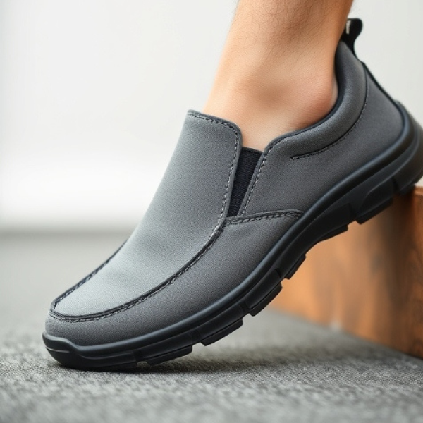 Men's orthopedic slip resistant shoe