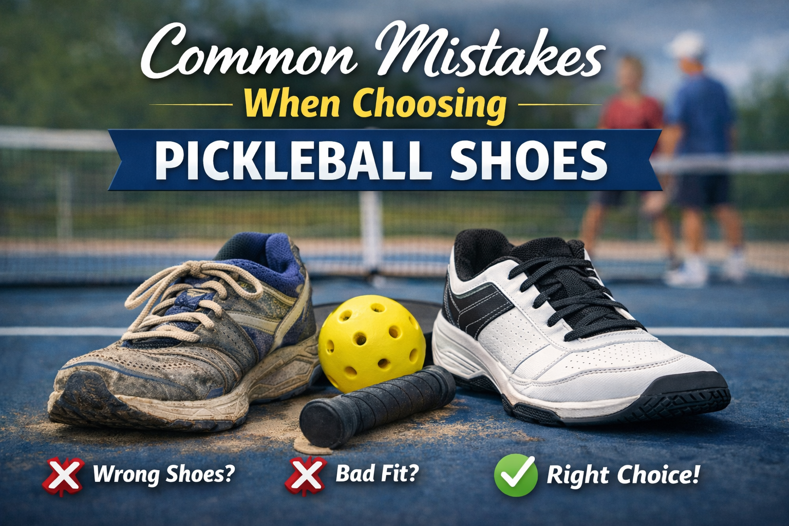 You are currently viewing Common mistakes when choosing pickleball shoes