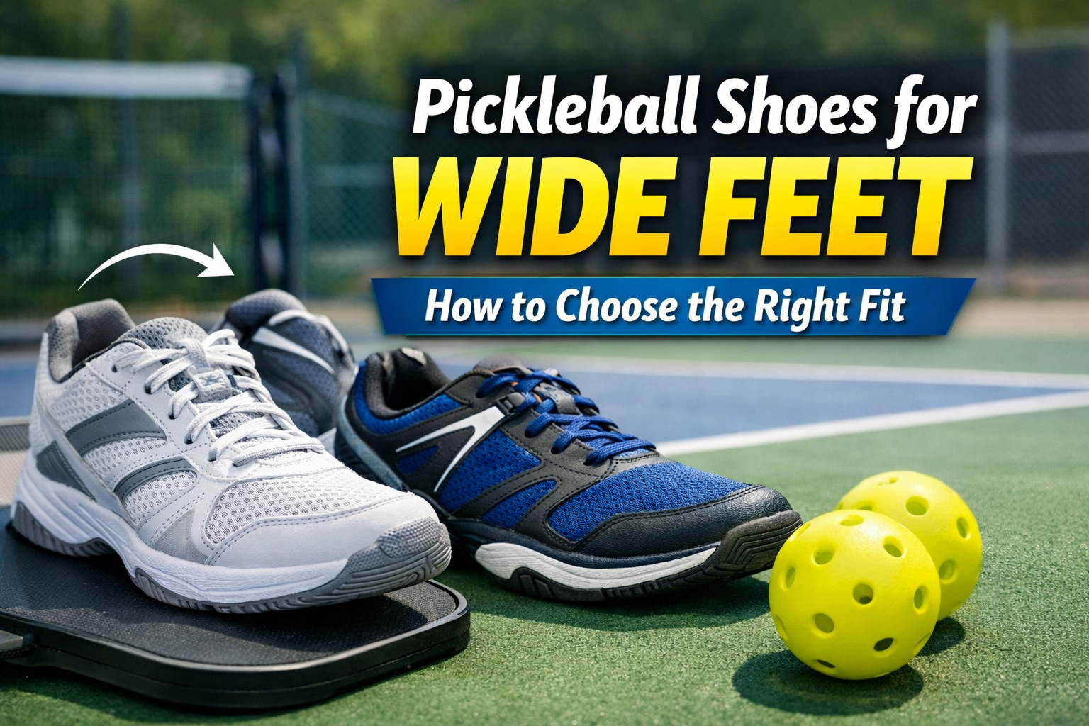 You are currently viewing Pickleball Shoes for Wide Feet: How to Choose the Right Fit