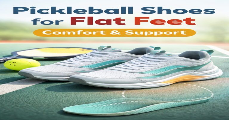 pickleball shoes for flat feet